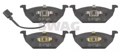 Комплект тормозных колодок, дисковый тормоз SWAG купить